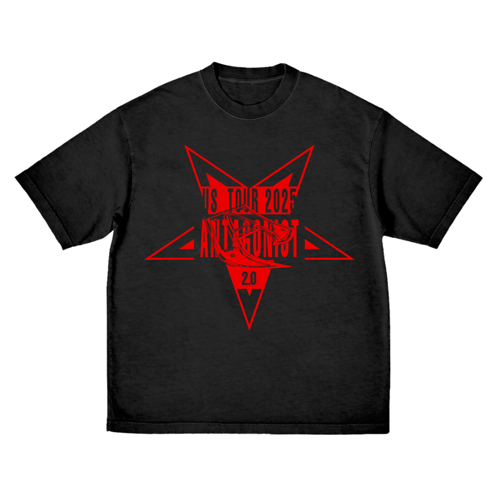 Antagonist Tour 2.0 Star T-Shirt Front