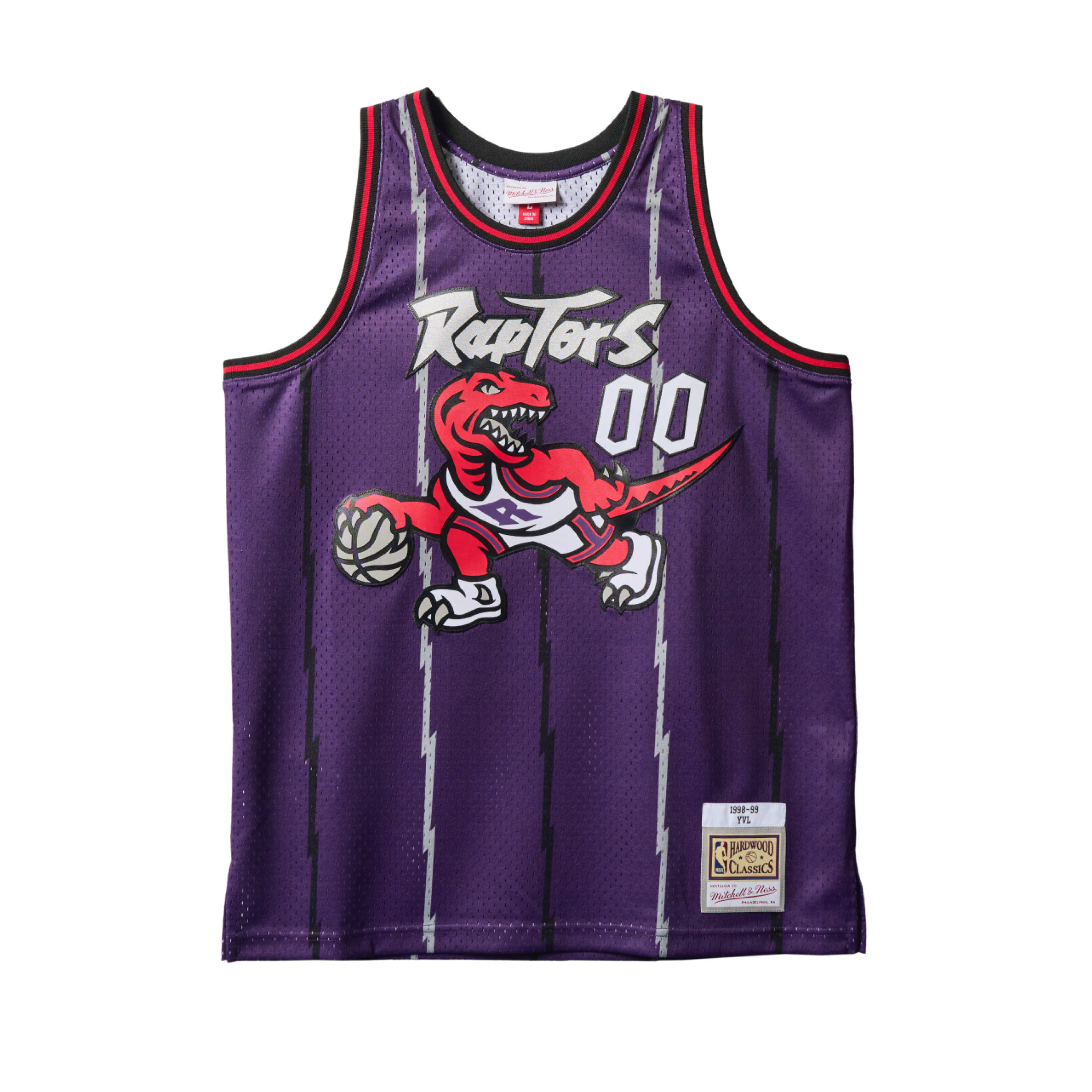 NBA PLAYBOI CARTI X M&N JERSEY TORONTO RAPTORS 1998 (PURPLE)