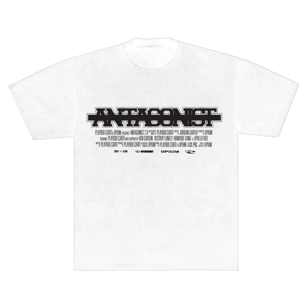 Antagonist 2.0 00 White T-Shirt Front