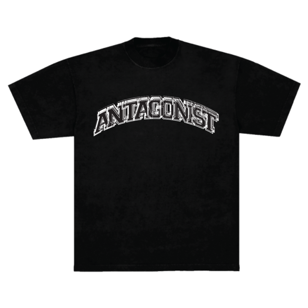 Antagonist Tour 2.0 Black T-Shirt Front